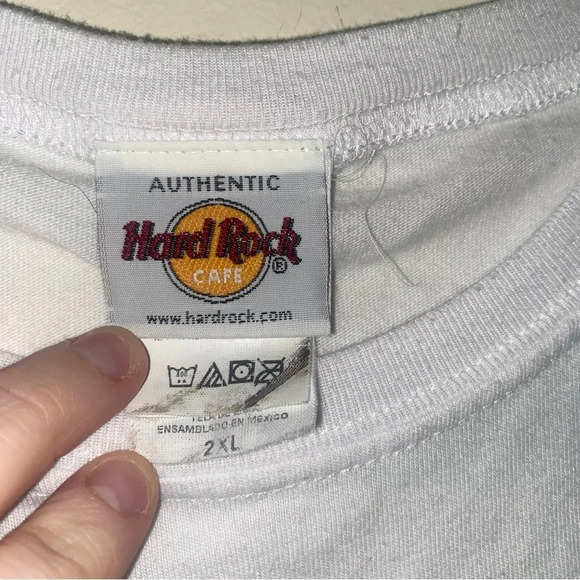 Women’s Hard Rock Cafe Toronto White Simple Logo Screen print  T-shirt Size 2XL - Picture 11 of 12